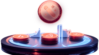 Streamlined three-click cryptocurrency trading interface on Falcon Kapstead
